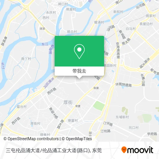 三屯伦品涌大道/伦品涌工业大道(路口)地图
