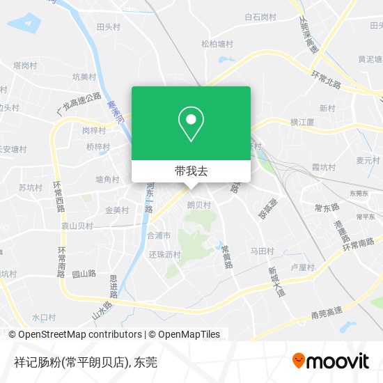 祥记肠粉(常平朗贝店)地图