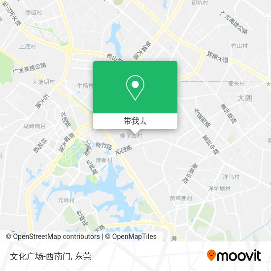 文化广场-西南门地图