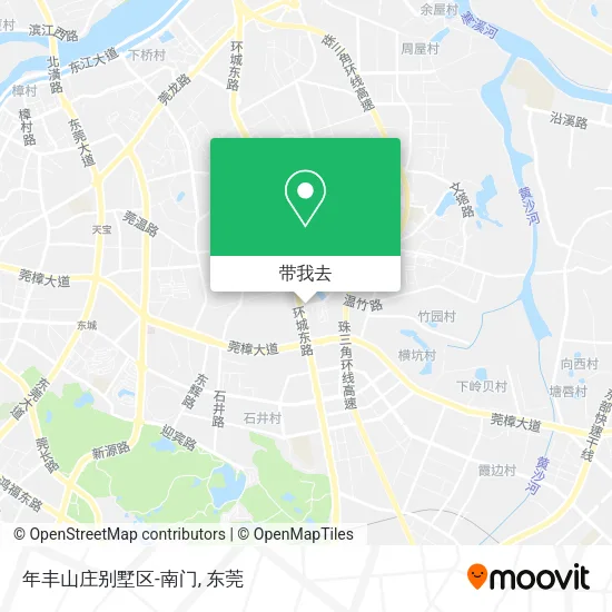 年丰山庄别墅区-南门地图