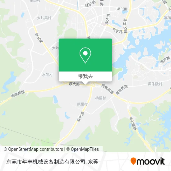 东莞市年丰机械设备制造有限公司地图