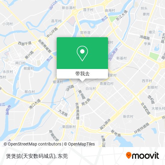 煲煲掂(天安数码城店)地图