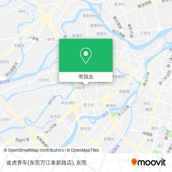 途虎养车(东莞万江泰新路店)地图