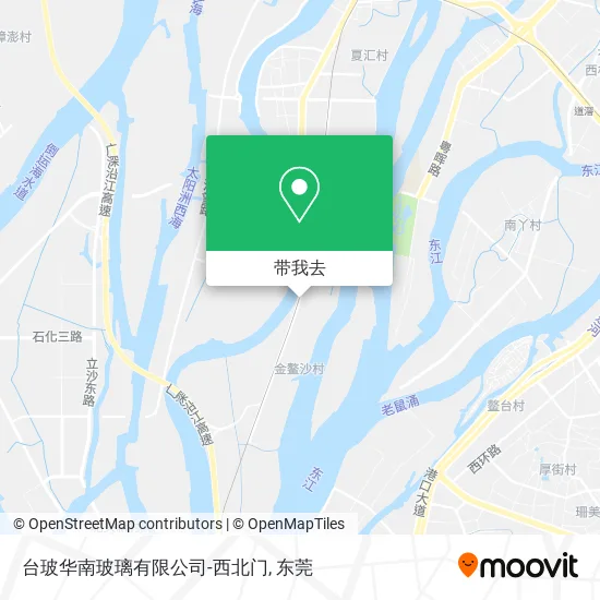 台玻华南玻璃有限公司-西北门地图