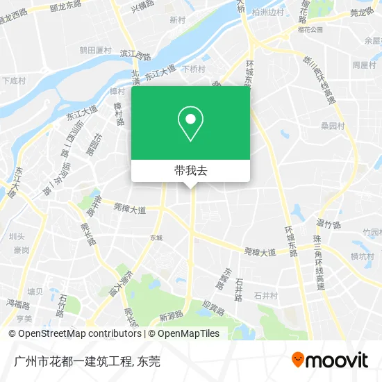 广州市花都一建筑工程地图