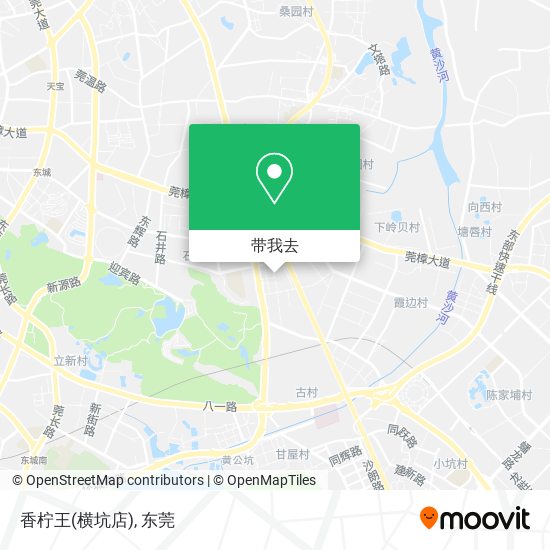 香柠王(横坑店)地图