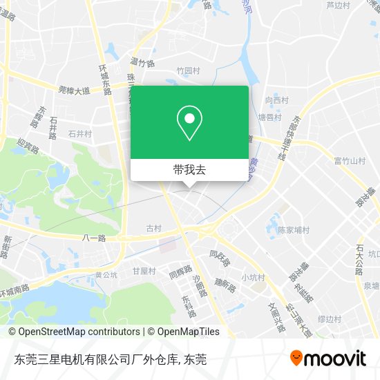 东莞三星电机有限公司厂外仓库地图