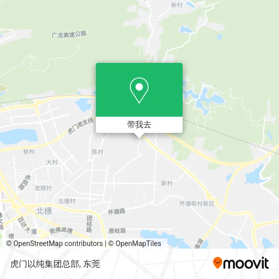 虎门以纯集团总部地图