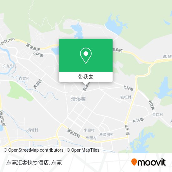 东莞汇客快捷酒店地图