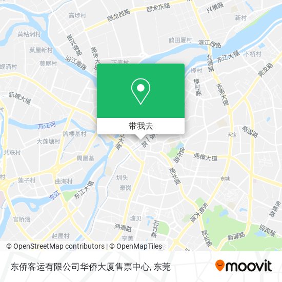 东侨客运有限公司华侨大厦售票中心地图