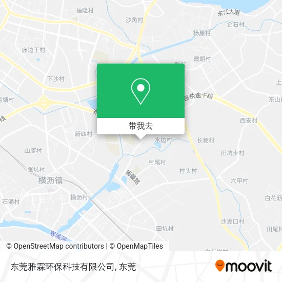 东莞雅霖环保科技有限公司地图