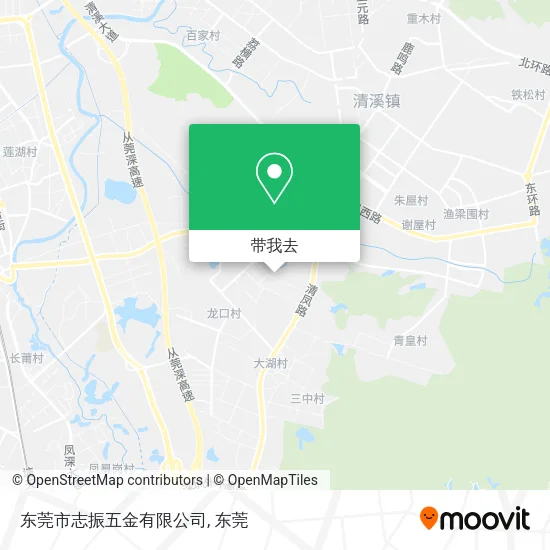 东莞市志振五金有限公司地图