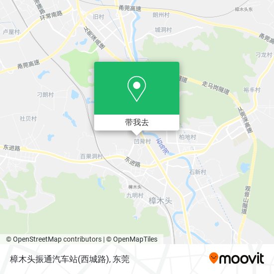 樟木头振通汽车站(西城路)地图