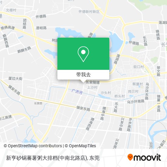 新亨砂锅蕃薯粥大排档(中南北路店)地图