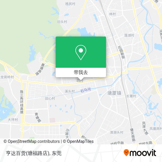 亨达百货(塘福路店)地图