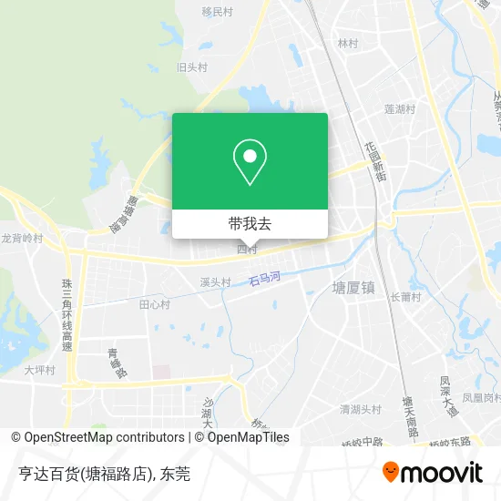 亨达百货(塘福路店)地图