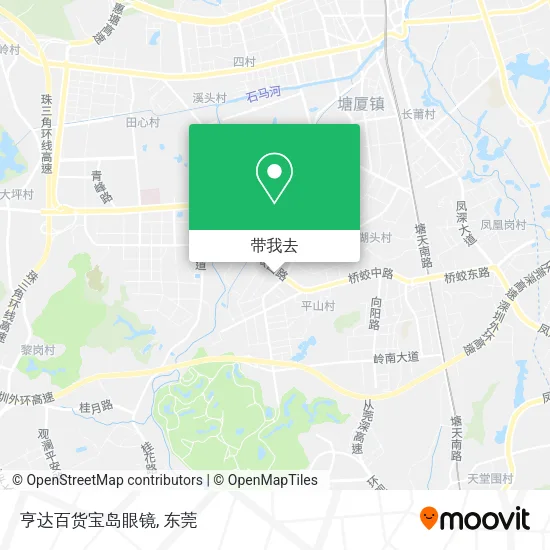 亨达百货宝岛眼镜地图