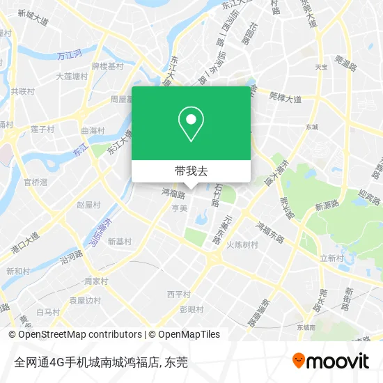 全网通4G手机城南城鸿福店地图