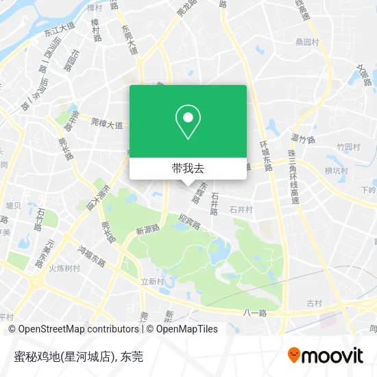 蜜秘鸡地(星河城店)地图