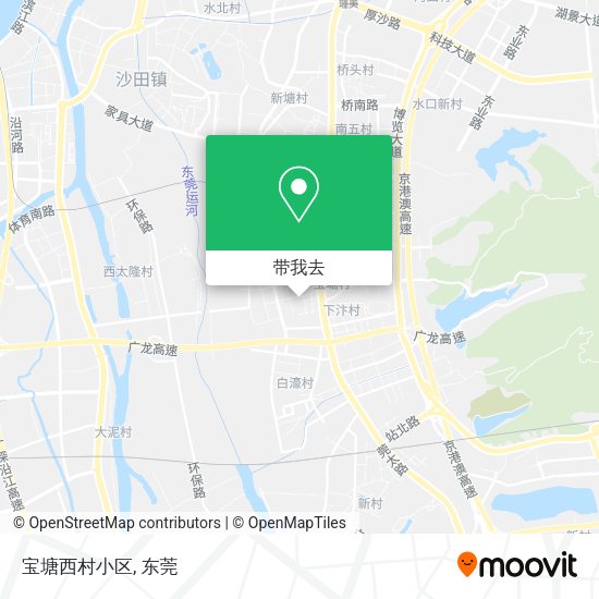 宝塘西村小区地图
