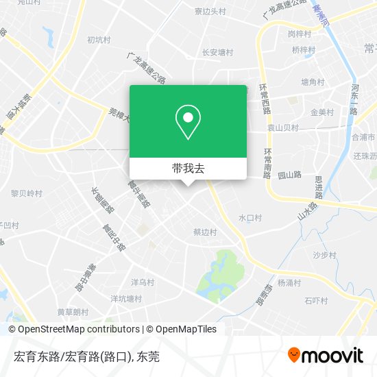 宏育东路/宏育路(路口)地图