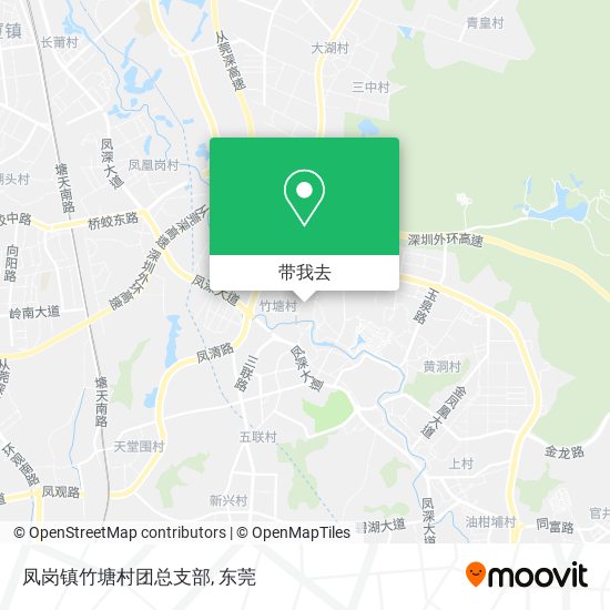 凤岗镇竹塘村团总支部地图