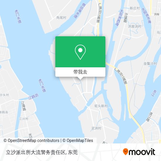 立沙派出所大流警务责任区地图