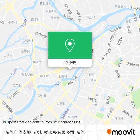 东莞市华南城市候机楼服务有限公司地图