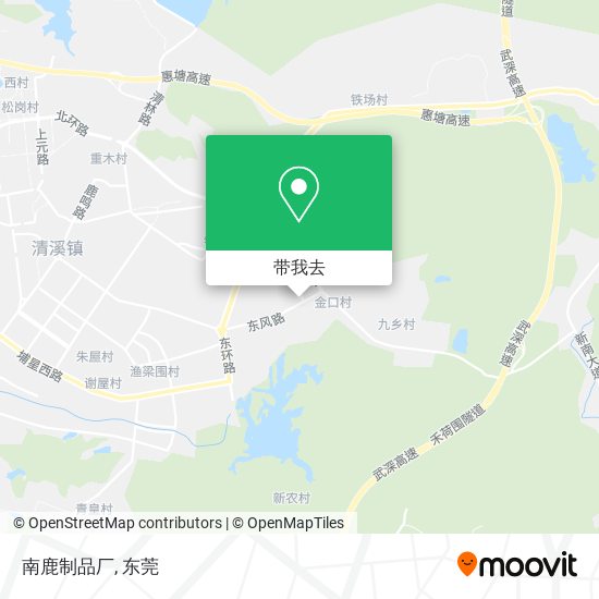 南鹿制品厂地图
