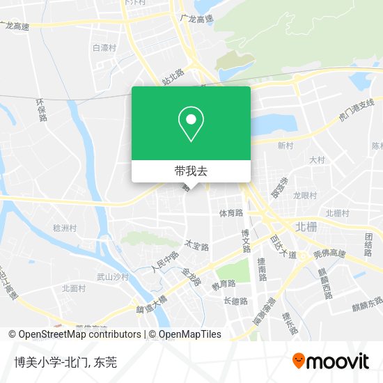 博美小学-北门地图