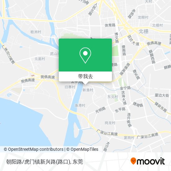 朝阳路/虎门镇新兴路(路口)地图