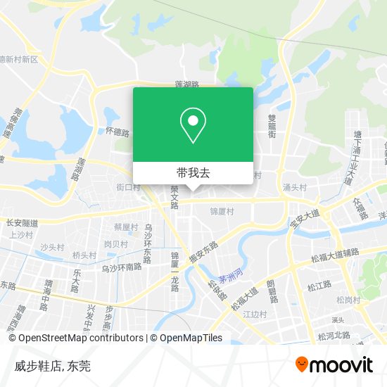 威步鞋店地图