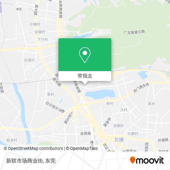 新联市场商业街地图