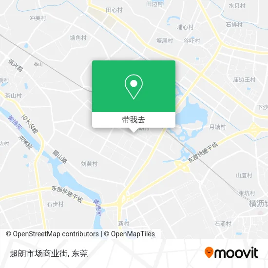 超朗市场商业街地图