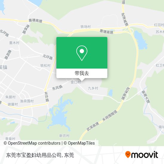 东莞市宝盈妇幼用品公司地图
