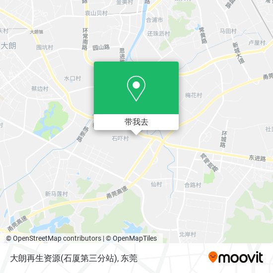 大朗再生资源(石厦第三分站)地图