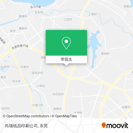 尚颉纸品印刷公司地图