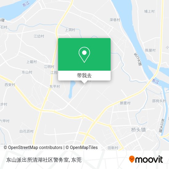 东山派出所清湖社区警务室地图