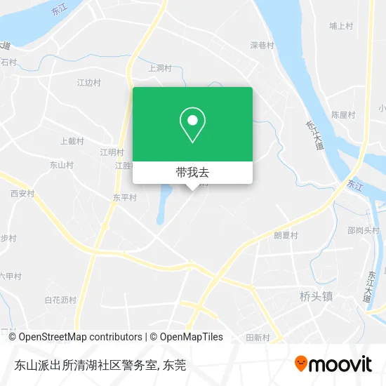 东山派出所清湖社区警务室地图