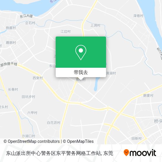 东山派出所中心警务区东平警务网格工作站地图