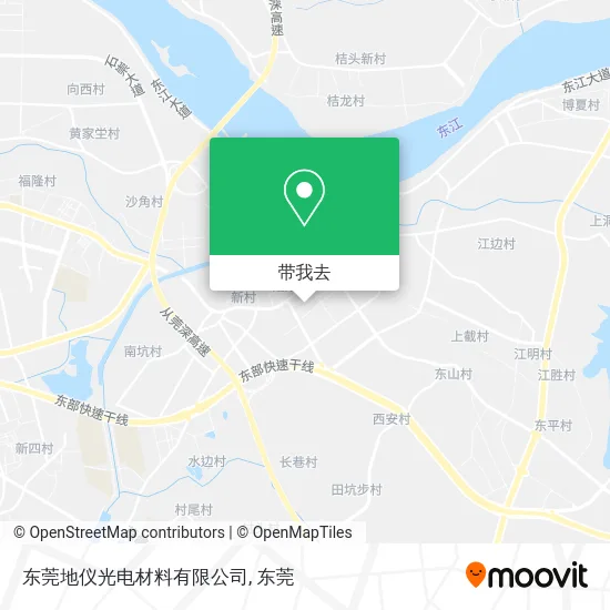 东莞地仪光电材料有限公司地图
