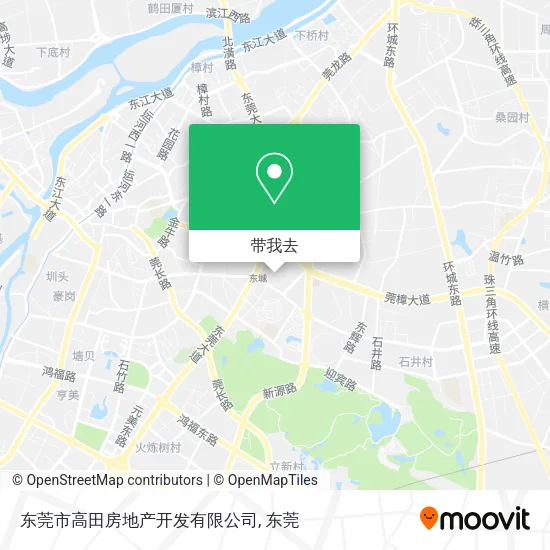 东莞市高田房地产开发有限公司地图