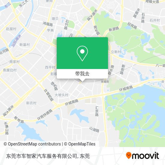 东莞市车智家汽车服务有限公司地图
