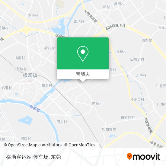 横沥客运站-停车场地图