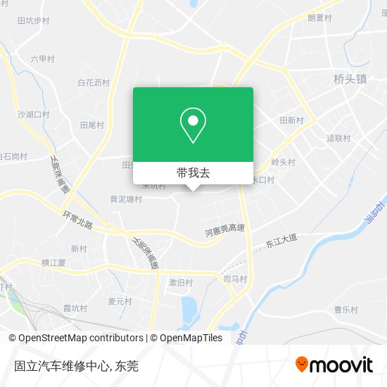 固立汽车维修中心地图