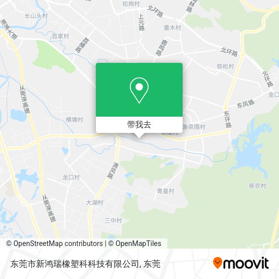 东莞市新鸿瑞橡塑科科技有限公司地图