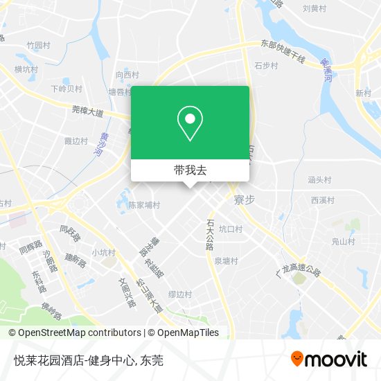 悦莱花园酒店-健身中心地图