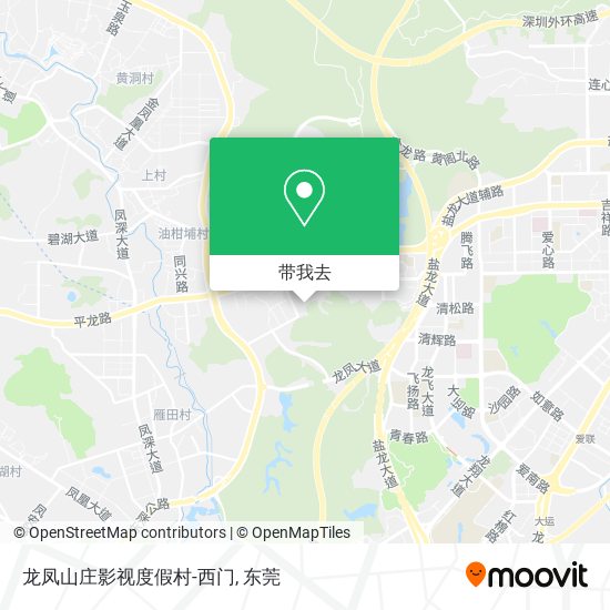 龙凤山庄影视度假村-西门地图