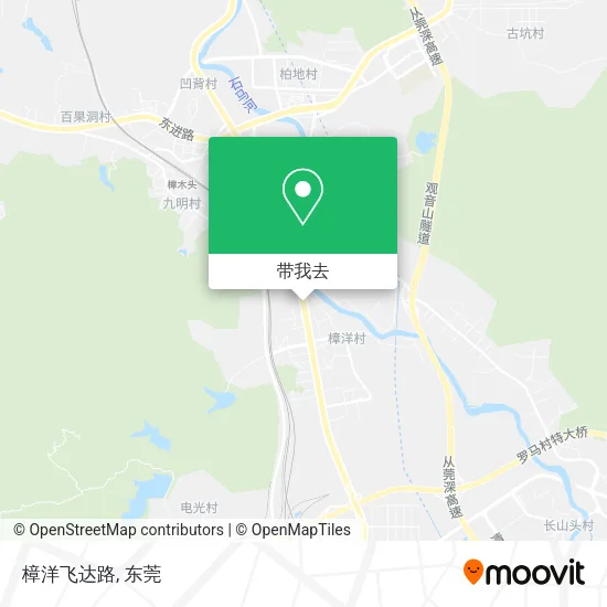 樟洋飞达路地图