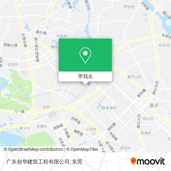 广东创华建筑工程有限公司地图